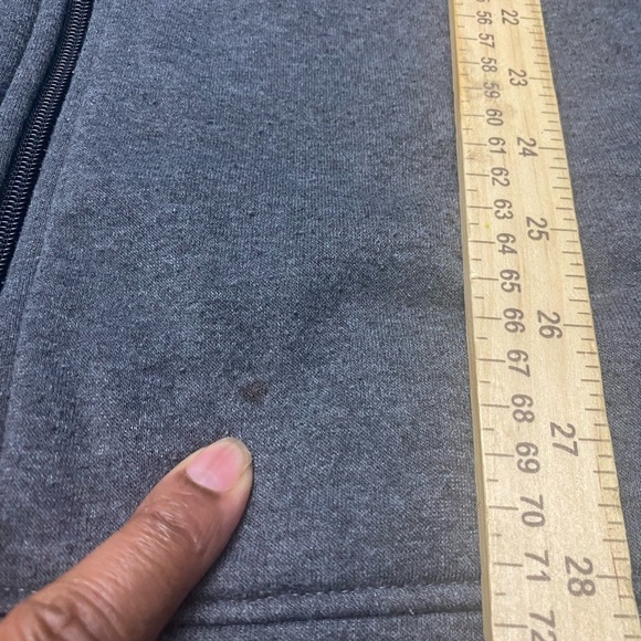Reebok Men's Hybrid Softshell Hooded Jacket Charcoal 2XL - Picture 9 of 9
